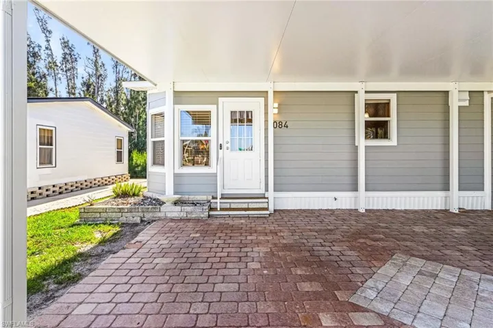 Doorway to property