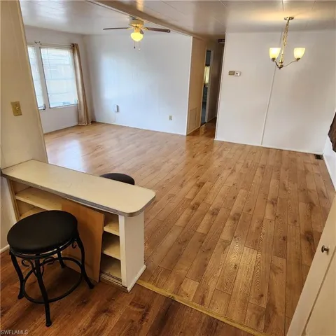 Looking Out Of Kitchen