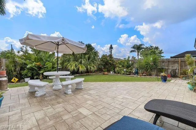 View of patio