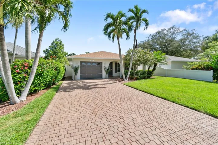 Long paver driveway