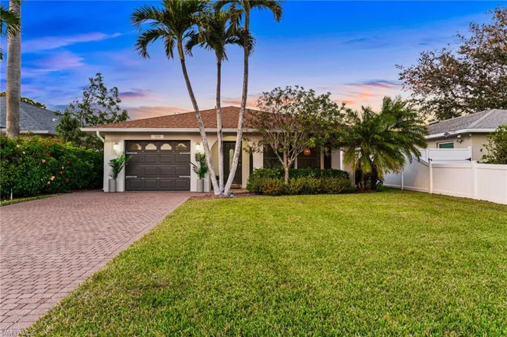Freshly updated, desirable west side of Naples Park property is just 1 mile from the beach. A short walk,or drive to epic sunsets every night. Newer roof, 2018. No hurricane damage or water intrusion.