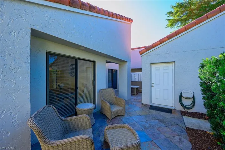 View of patio