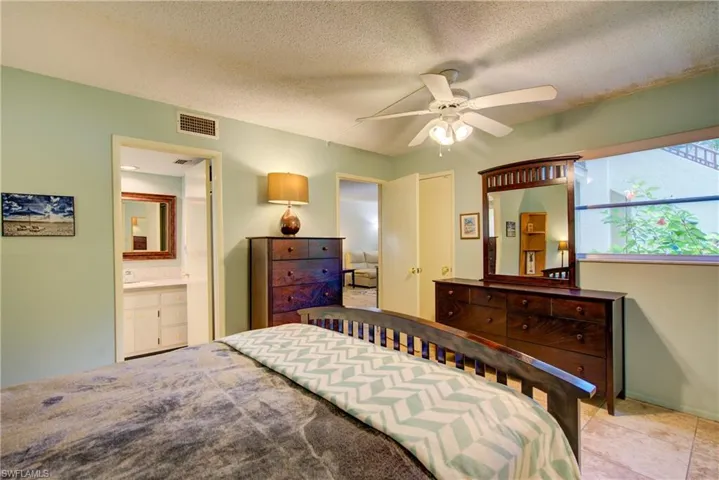 Tile floors throughout help keep it nice and cool