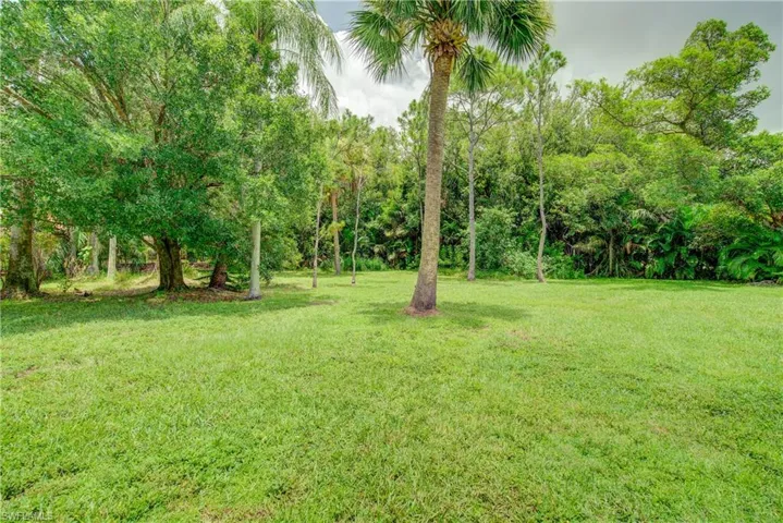Lush green grass and mature, well kept landscaping