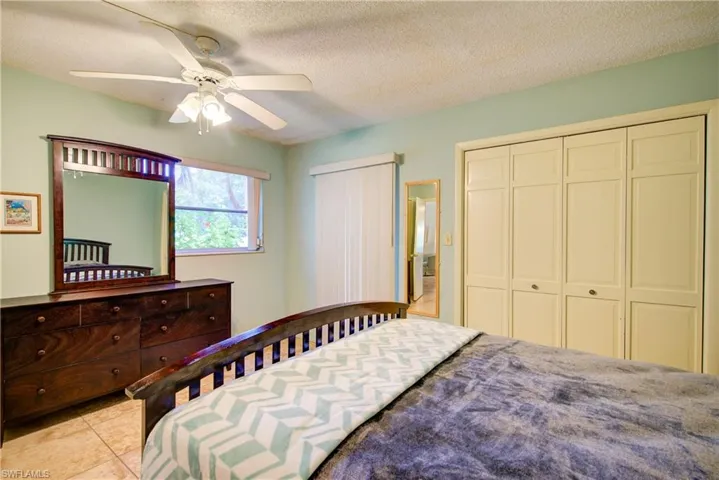 A large closet and natural sunlight when you want it