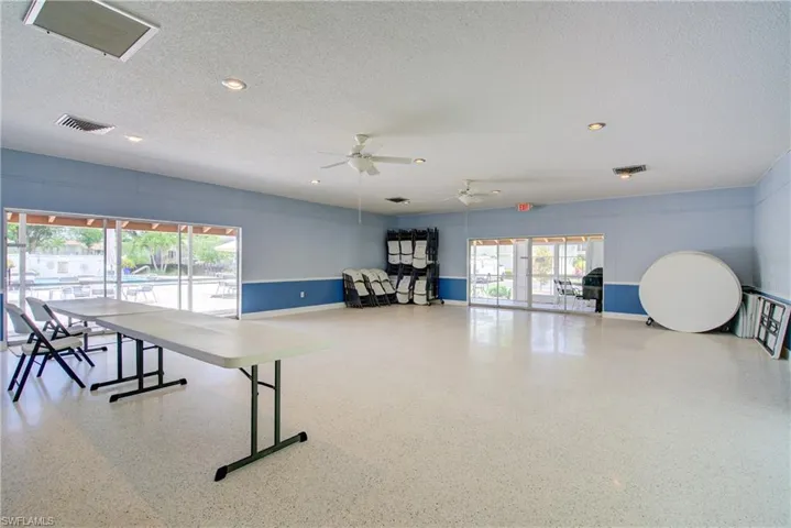 An expansive, wide opened space in the Community Center