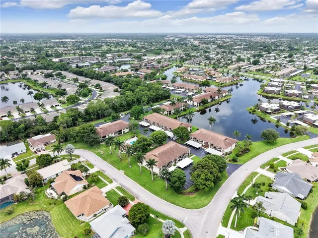 Aerial view of property's location