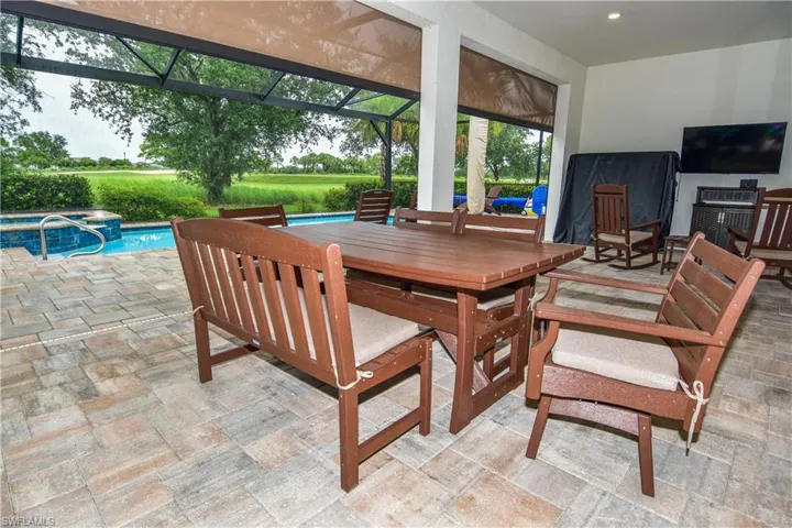 Oversized lanai with smart-storm shutters and picture-frame screens to enjoy the amazing views.
