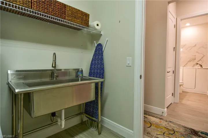 Laundry room with Trinity sink