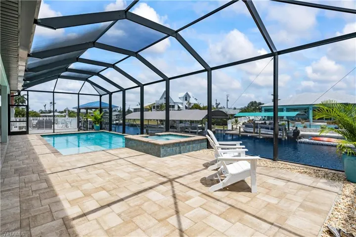 Looking to the west - enjoy both sunrises and sunsets from the dock and patio!  Huge suntanning area or kick back and watch the sunsets!