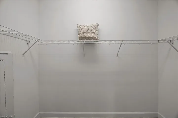 View of spacious closet