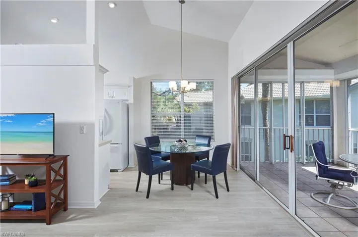 Dining area off the kitchen.