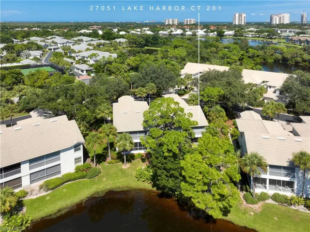 Aerial view of the rear of the building.