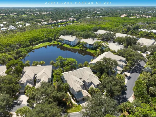 Bonita Bay - lush, tropical landscaping everywhere you look.