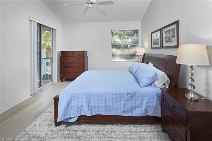 This large primary bedroom will be your retreat after a day at the beach!