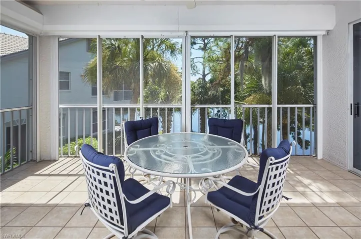 Enjoy cool winter nights on this large lanai.