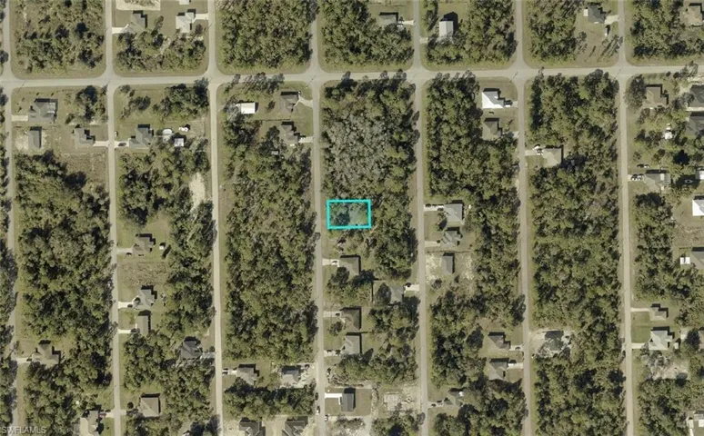 Map of property location featuring property parcel outlined