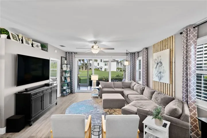 Great room opens to lanai