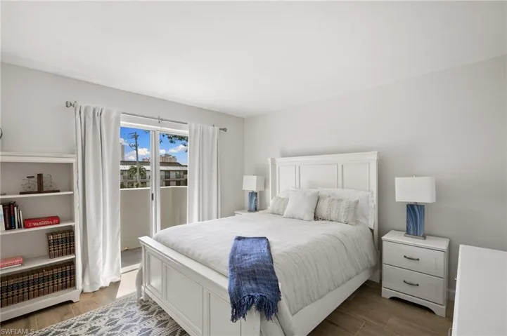 Bedroom featuring light hardwood / wood-style flooring