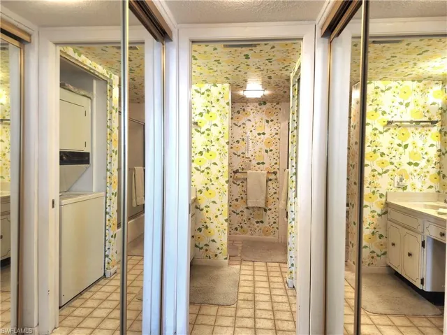 Spacious closets on both sides