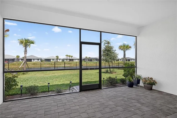Screened patio