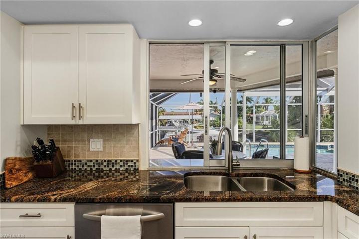Window to lanai from kitchen