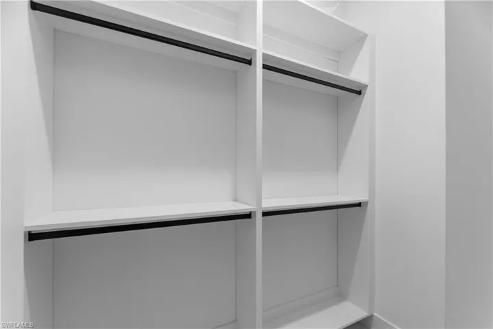 View of spacious closet