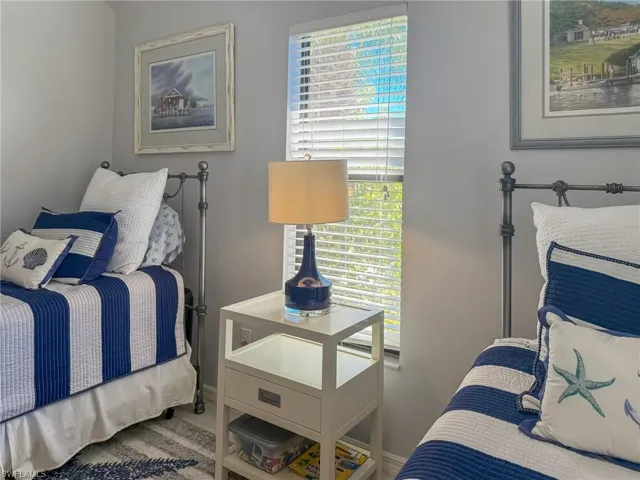 Bedroom featuring baseboards