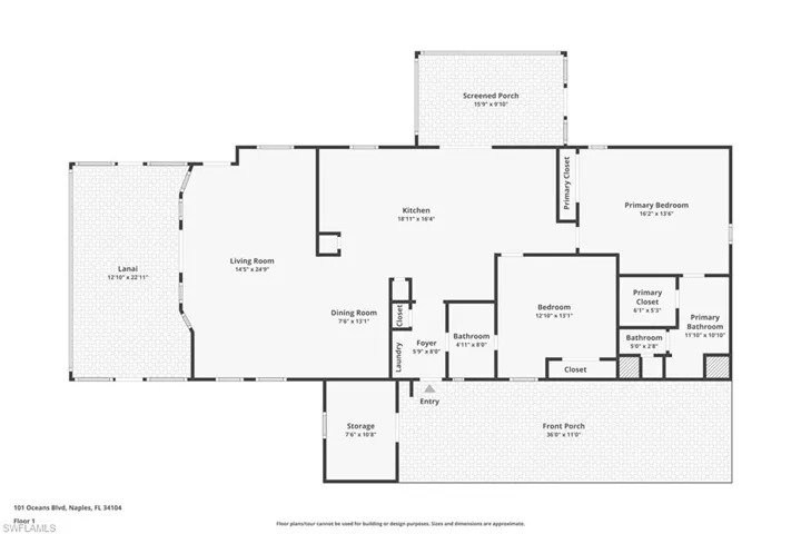 View of room layout
