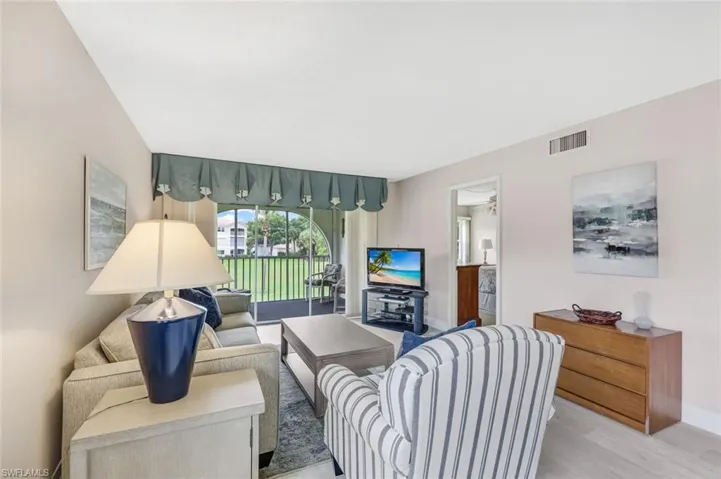 Living area with Golf Course views!