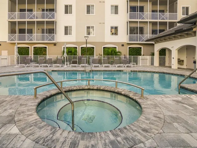 Community pool sparkles like new!