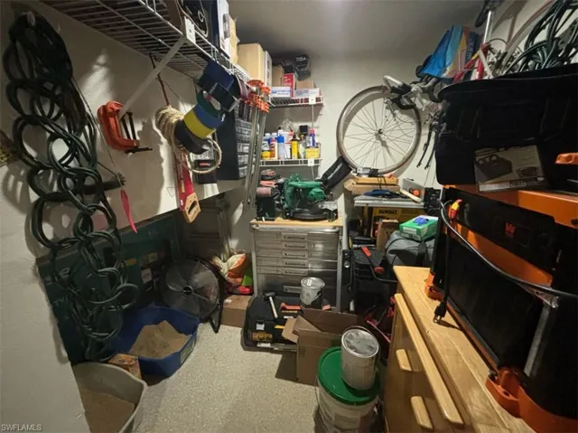 View of storage area