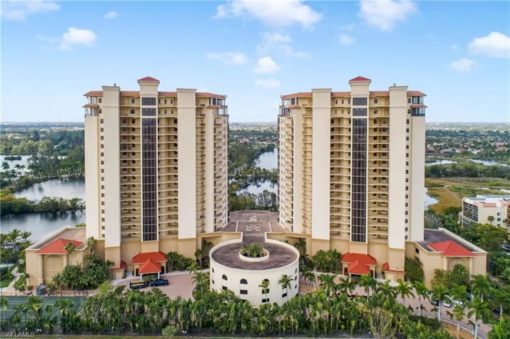 View of building exterior with a water view