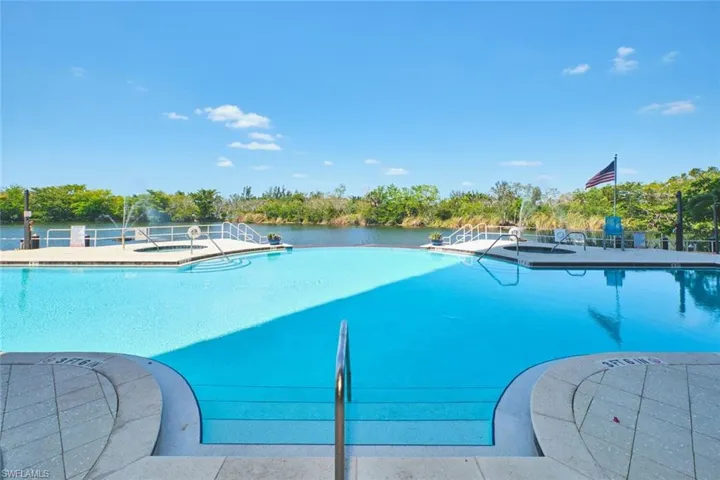 View of pool