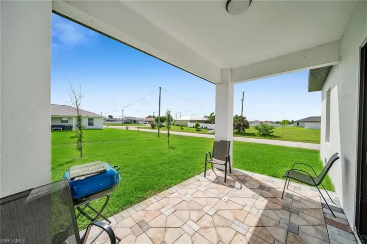 View of patio