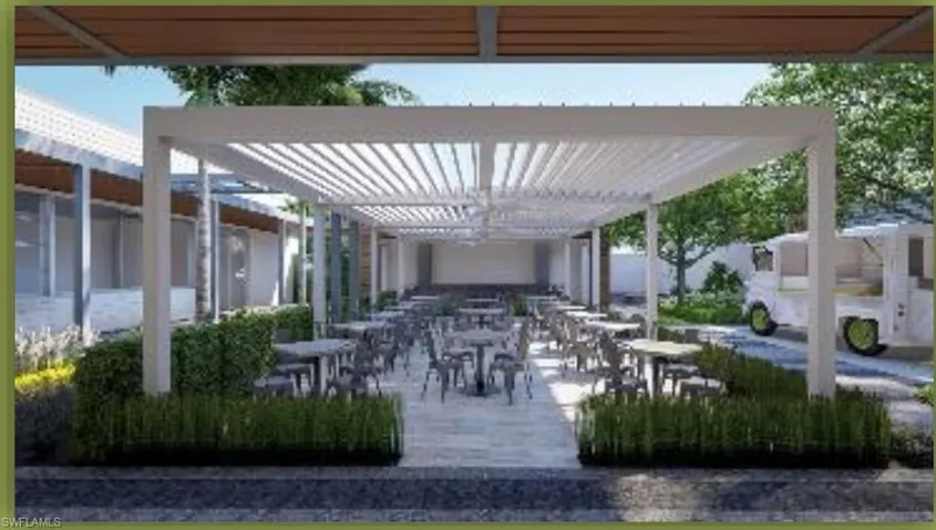 Open seating area