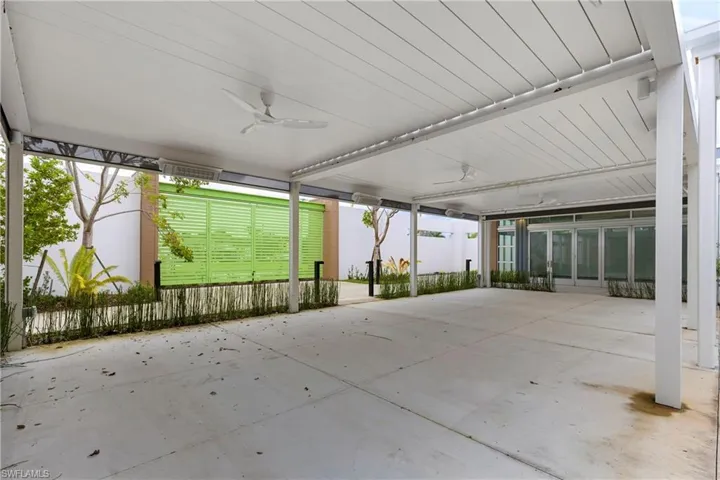 Large dining outside patio