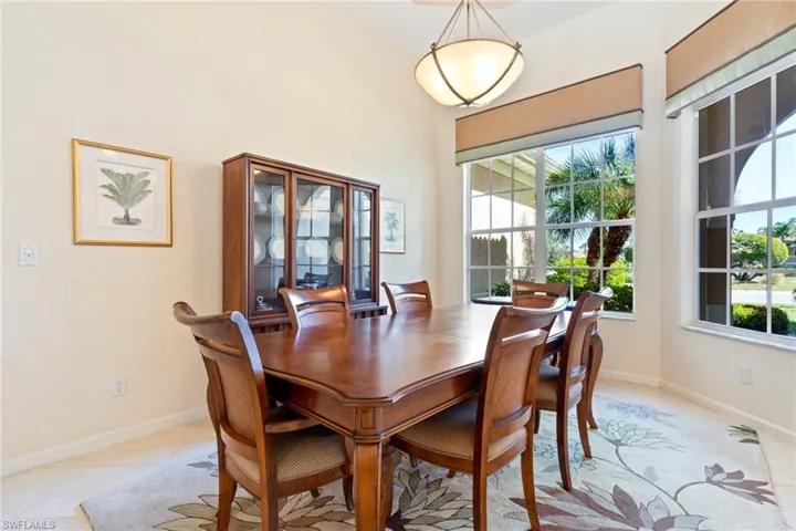 Dining area featuring baseboards