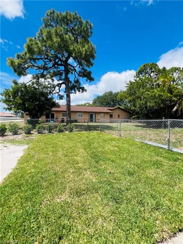 Fenced private backyard