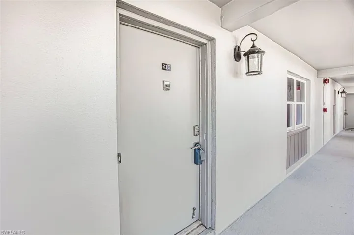 Doorway to property