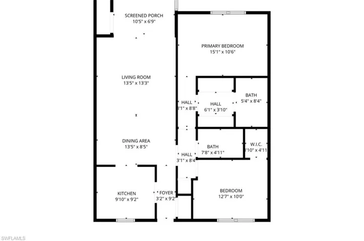 View of floor plan / room layout