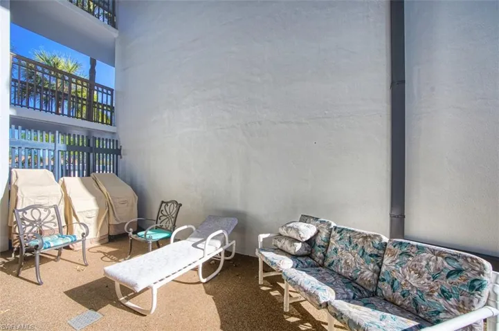 View of community patio
