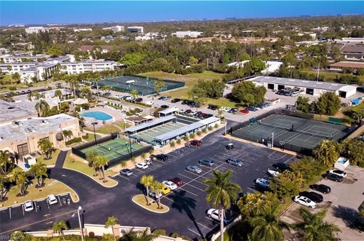 Aerial overview of property's location