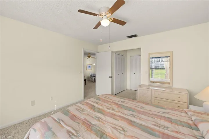 Primary Bedroom layout to living space