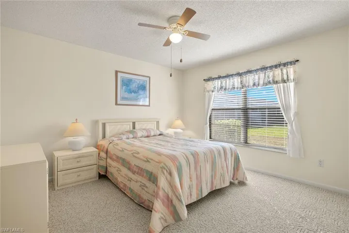 Spacious and bright primary bedroom