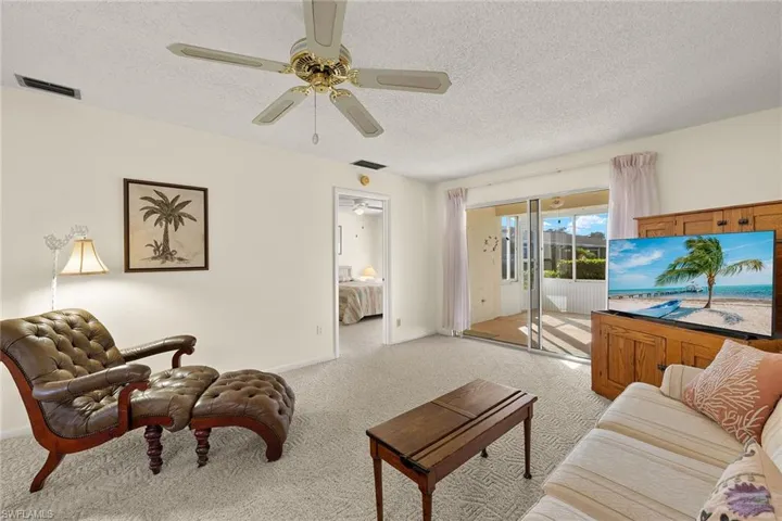 Living room and lanai access