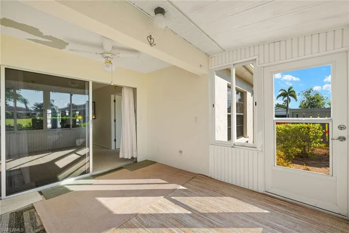 Lanai with private access