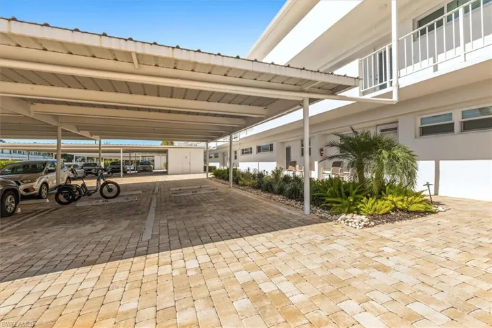 View of carport covered parking