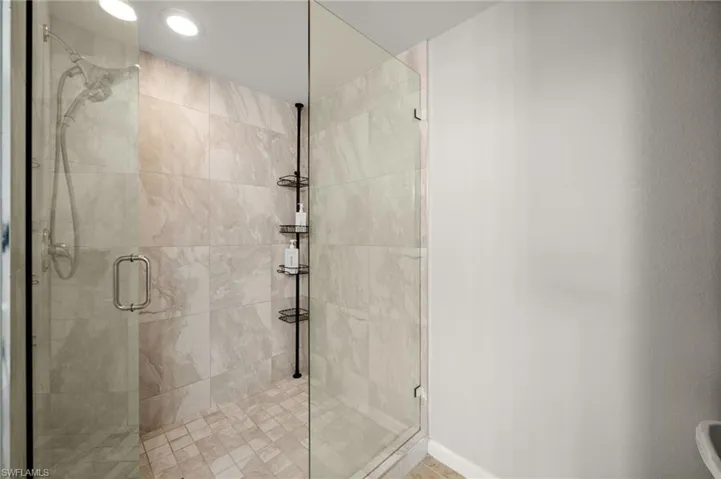 New large shower