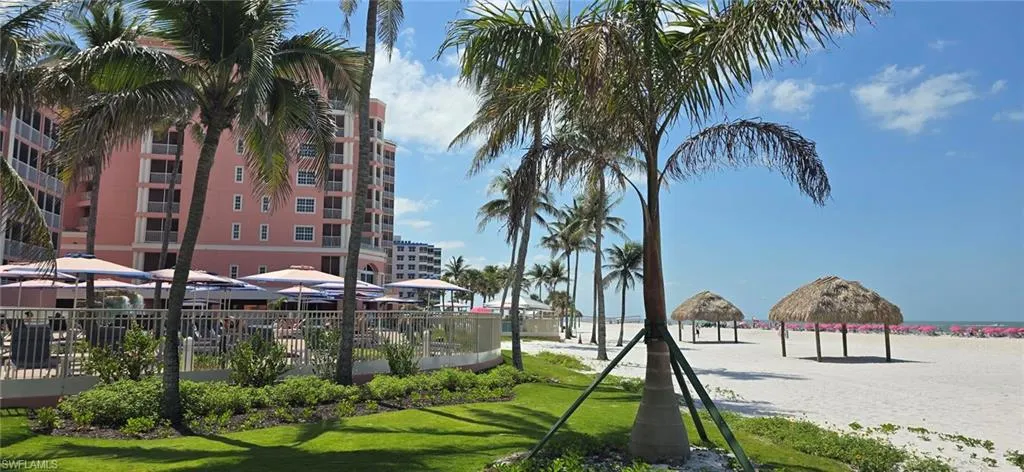 View of home's community with a water view